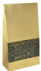 บรรจุภัณฑ์กระดาษคราฟท์คลาสสิกที่กำหนดเองสำหรับถุงชาก้นแบน