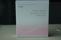 Pink Sade กล่องบรรจุภัณฑ์กระดาษการ์ดขาวสำหรับหน้ากากเครื่องสำอางโสม Collagen