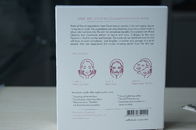 Pink Sade กล่องบรรจุภัณฑ์กระดาษการ์ดขาวสำหรับหน้ากากเครื่องสำอางโสม Collagen