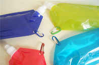 กระเป๋าใส่ของเหลวสีสันสดใสพร้อมถุงบรรจุน้ำหัดดื่มแบบใช้ซ้ำได้