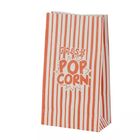 Carnival King Paper Popcorn Bags ถุงกระดาษที่กำหนดเอง 1 ออนซ์แพ็คของสีแดงและสีขาว