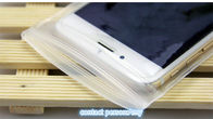 พื้นผิวอ่อนนุ่ม PVC ซิปกระเป๋าถุงพลาสติก EVA บรรจุภัณฑ์สำหรับบรรจุภัณฑ์ iphone
