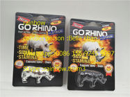 บรรจุภัณฑ์ยา Rhino King USA Sex บรรจุภัณฑ์ / Go Rhino Pill Case / Rhino 7 Plastic 3D Card