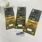 Mangum Gold Capsule Pill Blister Card บรรจุภัณฑ์การพิมพ์ผ้าไหมด้วยการใส่ / ขวด
