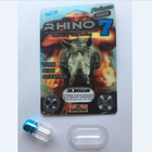 ฝาโลหะขวดยาพลาสติกสีสันสดใสสำหรับ FX 9000 Rhino 7 SWAG Capsule Bullet ขวดยาพลาสติกใส
