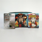 บรรจุภัณฑ์บัตรตุ่มพิมพ์แบบกำหนดเอง Black Panther 3D Card สำหรับแคปซูลพร้อมกล่อง