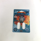 Rhino 99500k Double Hole 3D Rhino Cards สำหรับยาเพิ่มประสิทธิภาพชาย