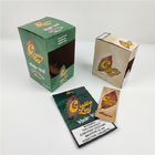 2020 ออกแบบใหม่ Grabba Leaf Cigar ห่อกล่องกระดาษบรรจุภัณฑ์ทื่อออกจากชุดแสดงแพ็คเกจ
