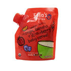 Doypack ถุงอาหารเด็กที่นำกลับมาใช้ใหม่ได้ปราศจาก BPA พร้อมมุมรางน้ำ