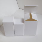 เครื่องประดับกระดาษแข็งสีขาวน้ำหอมกล่องกระดาษกล่องบรรจุภัณฑ์ที่ไม่พิมพ์