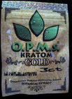 ถุงธูปสมุนไพร Kratom ถุงซิปล็อคบรรจุภัณฑ์ 3ct แคปซูล OPMS Kratom กระเป๋า