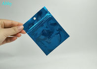 ฟอยล์พลาสติก Stand Up กระเป๋าบรรจุภัณฑ์สามด้านปิดผนึก CMYK สีสำหรับของขวัญ