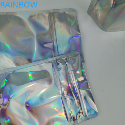 แพ็คแฟชั่นที่กําหนดเอง กระเป๋ากระเป๋าพลาสติกโฟลีย์ พร้อมฟังก์ชันกันกลิ่นและโลโก้ที่กําหนดเอง