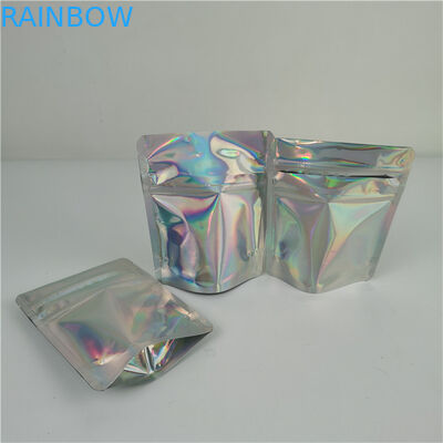 แพ็คแฟชั่นที่กําหนดเอง กระเป๋ากระเป๋าพลาสติกโฟลีย์ พร้อมฟังก์ชันกันกลิ่นและโลโก้ที่กําหนดเอง