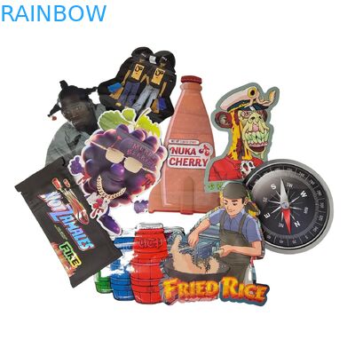 ถุงไมลาร์ 3.5 กรัมแบบกินได้ ซิปล็อค รูปทรงพิเศษ ลูกอม สมุนไพร บิสกิต หมากฝรั่ง บรรจุภัณฑ์