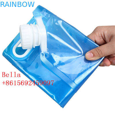 4L / 5L Spout Pouch บรรจุภัณฑ์ป้องกันความชื้นสูงพร้อมหูจับขนาดใหญ่