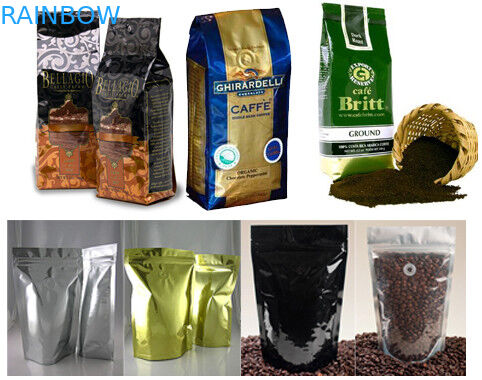 บรรจุภัณฑ์ถุงฟอยล์วาล์วกาแฟ PET / AL / PE ทนทานพร้อมรูแขวน