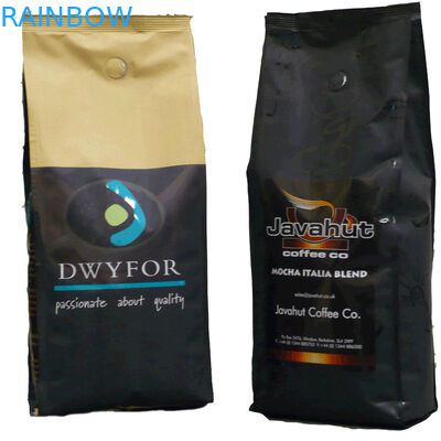 PET / AL / PE 100 ไมครอนยืนขึ้นบรรจุภัณฑ์ถุงชาด้วย CMRK หรือพิมพ์ Pantone