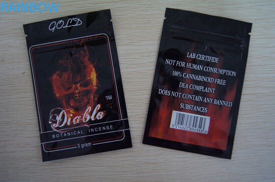 บรรจุภัณฑ์ธูปสมุนไพรแบบกำหนดเอง PET / VMPET / PE 100 ไมครอน