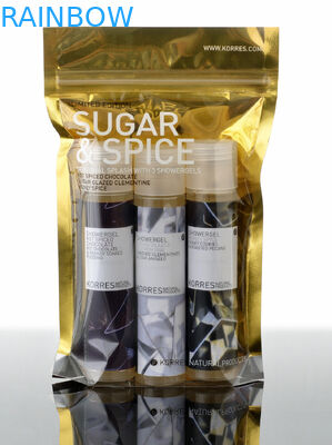 บรรจุภัณฑ์ถุงฟอยล์รีไซเคิลล้างหน้าและหลังฟอยล์ถุงอาหาร Mylar ซิป