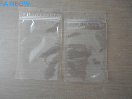 รีไซเคิลถุง Ziplock แบบโปร่งใสบรรจุภัณฑ์สำหรับอาหาร