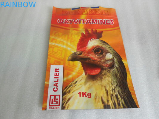 กันน้ำ PET / AL / PE ถุงอาหารสัตว์เลี้ยงทนน้ำมันสำหรับไก่