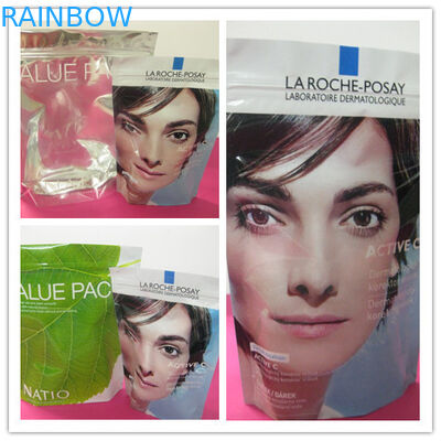 130mic PET / AL / NY / PE ยืนขึ้นเป้าเสื้อกางเกงกระเป๋าสำหรับ Comstic