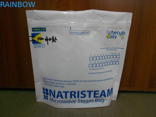 120icron PET / PE ไมโครเวฟ / บรรจุภัณฑ์สูญญากาศบรรจุอาหาร