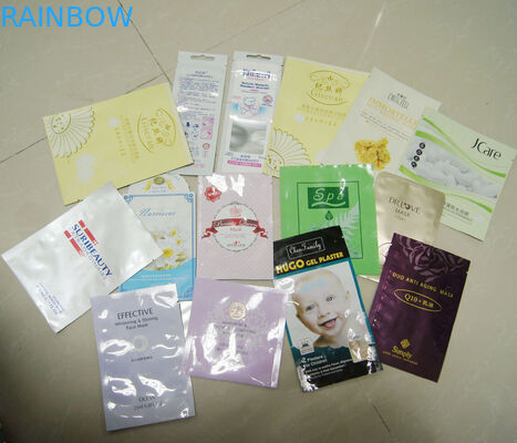 กระเป๋าเครื่องสำอางแบบกำหนดเอง 100mic, อลูมิเนียมฟอยล์ปิดผนึกสามด้าน