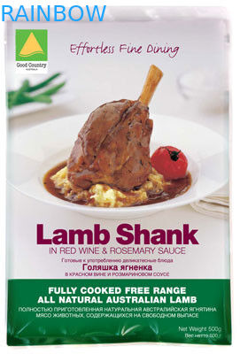 LDPE PA พิมพ์ Mylar บรรจุภัณฑ์ขนมขบเคี้ยวอาหารถุงสูญญากาศ