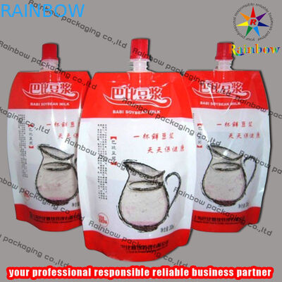 อลูมิเนียมฟอยล์พวยกระเป๋าบรรจุภัณฑ์ถุงถั่วเหลือง