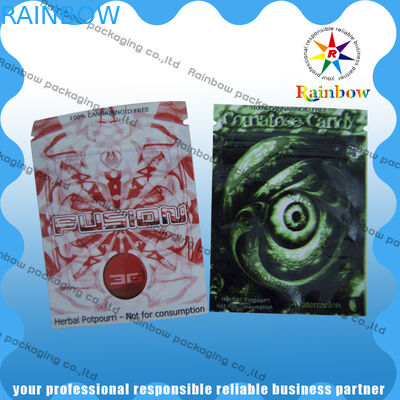 บรรจุภัณฑ์ถุงพลาสติกอลูมิเนียมฟอยล์พร้อมฝาปิดสามด้าน