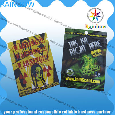 ถุงพลาสติกสมุนไพรกันความร้อนตราประทับ, ถุงอลูมิเนียมฟอยล์ Ziplock