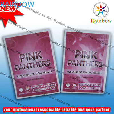 กำหนดเองสามด้านบรรจุภัณฑ์เครื่องสำอางปิดผนึกถุงในวัสดุลามิเนต