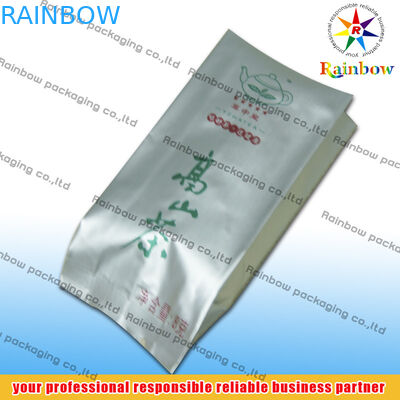 PET / AL / PE บรรจุถุงชาแบบยืนด้วยเป้าเสื้อกางเกงด้านข้าง