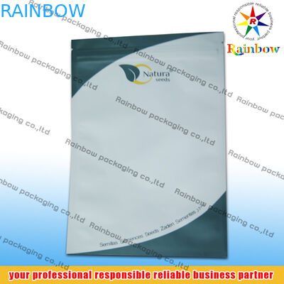 ถุงชา Ziplock พิมพ์แบบกำหนดเองพิมพ์ด้านอลูมิเนียมปิดผนึกบรรจุภัณฑ์