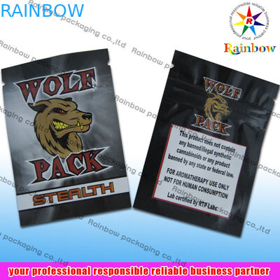 ถุงพลาสติก Zip ธูปสมุนไพรไม่แตกด้วยการพิมพ์แผ่นแม่พิมพ์