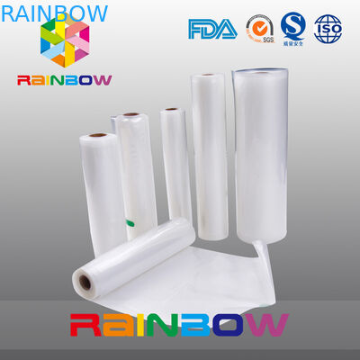 8 "X50 'PA / PE วัสดุสูญญากาศทำความสะอาดพื้นผิวม้วนวัสดุด้านที่ราบรื่นและช่อง / ด้านนูน