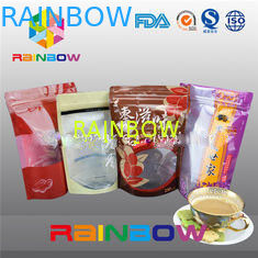 บรรจุภัณฑ์ถุงกระดาษคราฟท์กระดาษสำหรับเนื้อกระตุกมีซิป, อาหารเกรดฟอยล์กระเป๋า