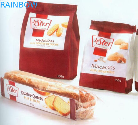 ถุงกระดาษที่กำหนดเองสำหรับรีไซเคิลบรรจุหลายซีลสำหรับบรรจุภัณฑ์ขนมปัง