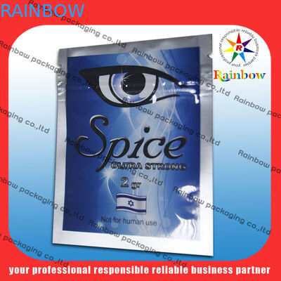 ถุงอลูมิเนียมฟอยล์ 100 ไมครอน PET / AL / PE สำหรับแพคเกจธูปสมุนไพร