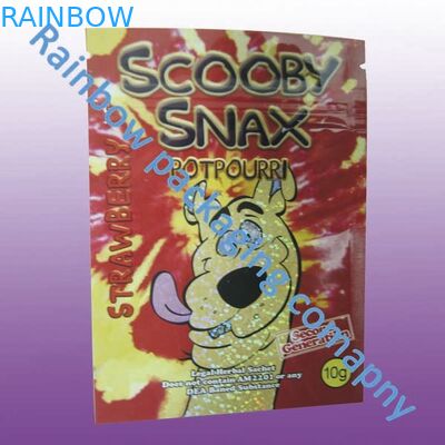 บรรจุภัณฑ์ธูปสมุนไพร Ziplock, ถุงซิปพลาสติกพิมพ์สีสันสวยงาม