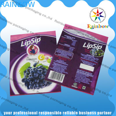 ขวดเครื่องดื่มหดห่อแขนพิมพ์แบบกำหนดเองไวต่อความร้อนกันน้ำ