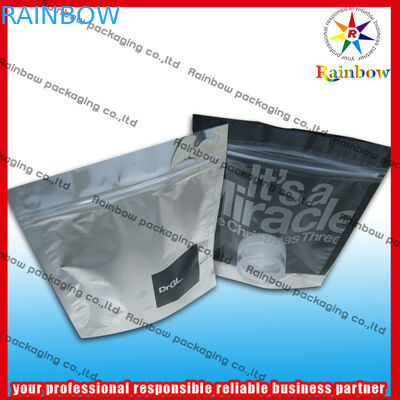 ถุงบรรจุภัณฑ์เครื่องสำอางยืนพิมพ์สีสันด้วย Ziplock