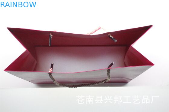 สีแฟนซีถุงกระดาษคราฟท์กระดาษพร้อมพิมพ์โลโก้ที่กำหนดเอง