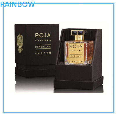 กล่องบรรจุภัณฑ์น้ำหอมกระดาษสีม่วงรีไซเคิลได้พร้อมก้น