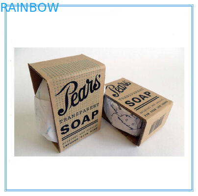บรรจุภัณฑ์กล่องกระดาษพับแฟชั่นสำหรับสบู่ / เครื่องประดับพร้อมฝา