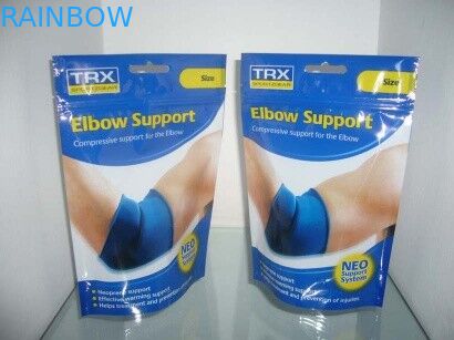 กีฬาพิมพ์ยืนขึ้นถุงพลาสติกบรรจุภัณฑ์ด้วย Ziplock / รอยฉีกขาด