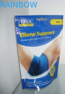 กีฬาพิมพ์ยืนขึ้นถุงพลาสติกบรรจุภัณฑ์ด้วย Ziplock / รอยฉีกขาด