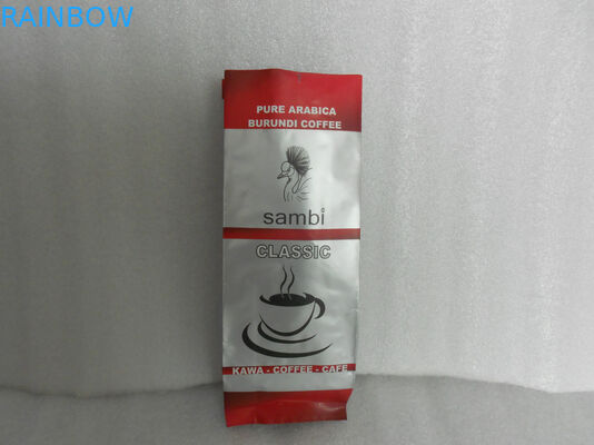 400 กรัม Side Gusset Matte Silver อลูมิเนียมฟอยล์ถุง Sambi Classic สำหรับเมล็ดกาแฟ